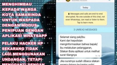 Kapolresta Samarinda Tegaskan Tidak Ada Surat Tilang Melalui Whatsapp