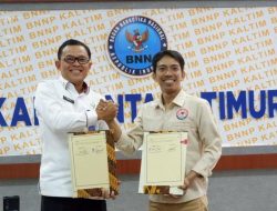KPID Kaltim Teken Kerjasama Dengan BNNP Kaltim