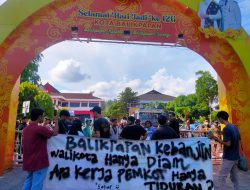 Pertanyakan Proyek Pengendali Banjir, Mahasiswa di Balikpapan Demo Wali Kota