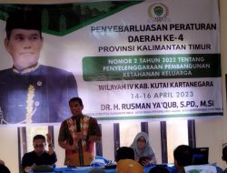 Gelar Sosper Ketahanan Keluarga, Rusman Minta Jaga Keutuhan dari Lingkup Terkecil