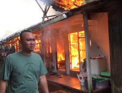 Kebakaran Gelatik Lalap 7 Rumah Tunggal dan 1 Bangsalan 26 Pintu