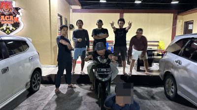 Curi Motor, Tukang Parkir di Ditngkap Unit Jatanras dan Unit Ranmor Polresta Samarinda