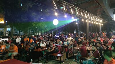 Serunya Nonton Final Liga Champions Man City vs Inter Milan di Cafe Busam Area