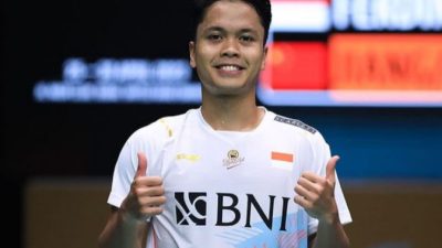 Ginting Juara Tunggal Putra Badminton Asia Championship 2023