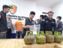 Curi Tabung Gas Dan HP, Residivis di Balikpapan Dibekuk