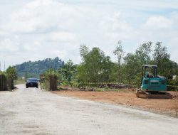Jembatan Sei Sata Berau Siap Dibangun Permanen Tahun Ini