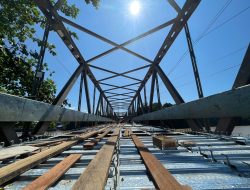 Perbaikan Jembatan Sambaliung Berau Sudah Tahap Semenisasi