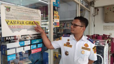 Dishub Patroli Parkir Liar di 5 Indomaret