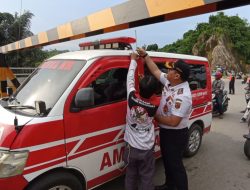 Dishub Gercap Sikapi Ambulans Tak Bisa Lewati Portal Jembatan Achmad Amins