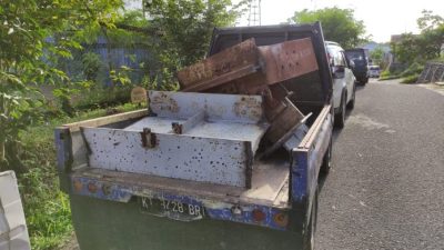 Komplotan Pencuri Besi Tua Asal Loktuan DItangkap