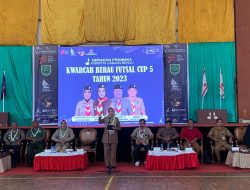 Kwarcab Pramuka Berau Gelar Turnamen Futsal Antar Pelajar