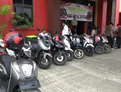 Polresta Samarinda Ungkap Kasus Curanmor, 15 Kendaraan Disita dari 14 Tersangka