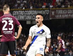 Quattrick Martinez Bawa Inter ke Puncak Klasemen
