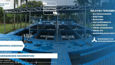 Perumdam Tirta Kencana Berencana Kuras Bak Sedimentasi di IPA Samarinda Seberang