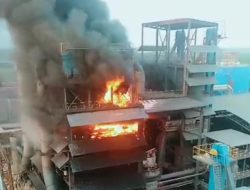 Pabrik Nikel di Sanga-Sanga Terbakar, Satu Pekerja WNA Alami Luka Bakar Parah