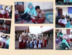 Perpustakaan Keliling DPK Bontang Disambut Antusias Warga Pesisir Bontang Selatan