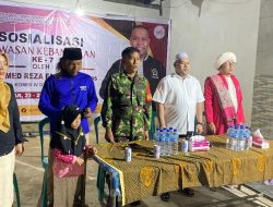 Sosialisasi Wasbang, Reza Ajak Masyarakat Jaga Kesatuan dan Persatuan