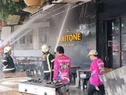 Diduga Akibat Gas Bocor, Satu Café di Siradj Salman Nyaris Ludes Terbakar