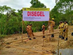 Pemkot Samarinda Segel Lahan di Jl APT Pranoto