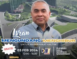 Isran Gelar Hiburan Terbuka di Plenary Hall Samarinda