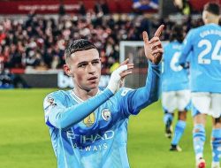 Hattrick Foden Tundukkan Brentford 3-1