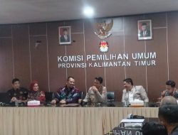 KPU Kaltim Rapat Pleno Tertutup Penetapan Paslon Pilgub Kaltim