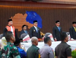 Pjs Bupati Hadiri Pengambilan Sumpah dan Janji Pimpinan DPRD Berau