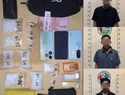 3 Pelaku Sindikat Narkoba di Samarinda Berhasil Diungkap