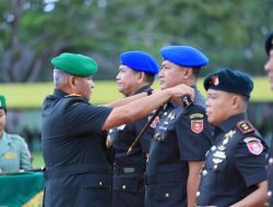 Pangdam Pimpin Sertijab Danpomdam dan Danyonif 600/Modang