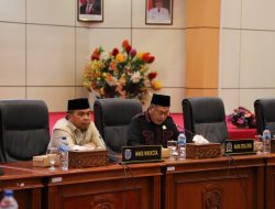 Wawali Bontang Terima Pandangan Umum Fraksi DPRD
