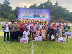 Tutup Turnamen Sepak Bola, Gamalis Dukung Pembinaan Talenta Muda