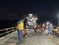 Perbaikan Jembatan Sangkima Telah Rampung, Akses Transportasi Bontang-Sangatta Kembali Lancar