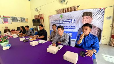 PDD Ke-4 di Sekolaq Darat Bahas Tata Ruang Berkelanjutan untuk Pembangunan Daerah