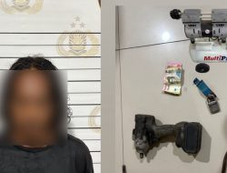 Bermodalkan CCTV, Pembobol Gudang Bengkel di Samarinda Diciduk