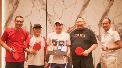 Dispar Kaltim dan IHGMA Pererat Kolaborasi Lewat Laga Persahabatan Tenis Meja