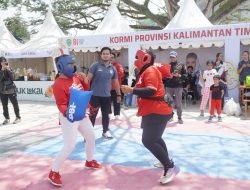 KORMI Kaltim Ramaikan Festival Merah Putih dengan Atraksi Olahraga Masyarakat