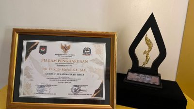 Rudy Raih Penghargaan LPM RI atas Dedikasi Pemberdayaan Masyarakat