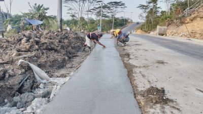 BBPJN Kaltim Percepat Penanganan Ruas Muara Lembak–Sangkulirang, Perkuat Bahu Jalan dan Sistem Drainase