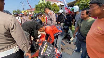Kecelakaan Maut di Jalan Poros Pelita VI Sambutan, 1 Pengendara Motor Meninggal di Tempat