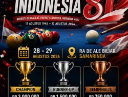 PWI Kaltim Biliar Club Gelar Turnamen 9 Ball, Perebutkan Piala Ketua PWI