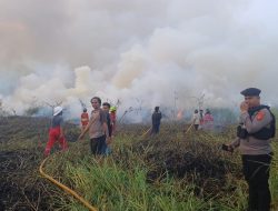 Kebakaran Lahan di Belimau Samarinda Meluas