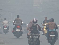 Kabut Asap Tebal Makin Selimuti Samarinda