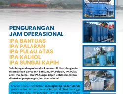 Kemarau El Nino, Jam Operasional 5 IPA di Samarinda Dikurangi