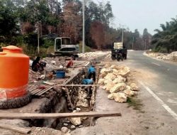 Jalan Simpang 3 Maluang–Tanjung Batu Stabil, Pekerjaan Perbaikan Terus Berjalan
