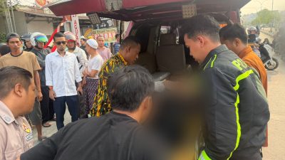 Warga Samarinda Ditemukan Meninggal Dunia Tersangkut di Gapura HUT Kemerrdekaan RI