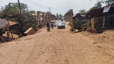 Abutmen Jembatan Lembak Semakin Kritis, BBPJN Kaltim : Segera dioperasikan jalan alternatif