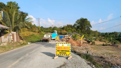 Preservasi Jalan Gn Tabur-Usiran Dikebut, BBPJN Kaltim Imbau Pengendara Waspada