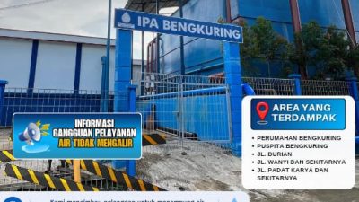 Perumdam Tirta Kencana Sedimentasi Reservoir IPA Bengkuring, Sejumlah Wilayah Terdampak Gangguan Air