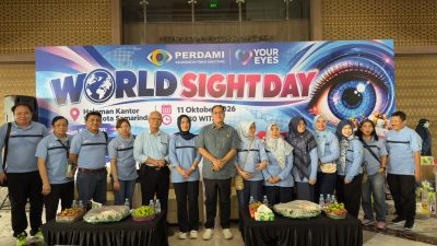 Peringati World Sight Day, PERDAMI Kaltim Bagikan 200 Kacamata Gratis