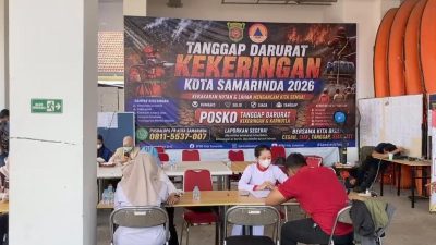 Antisipasi ISPA, Pemkot Samarinda Periksa Kesehatan 100 Relawan Karhutla
